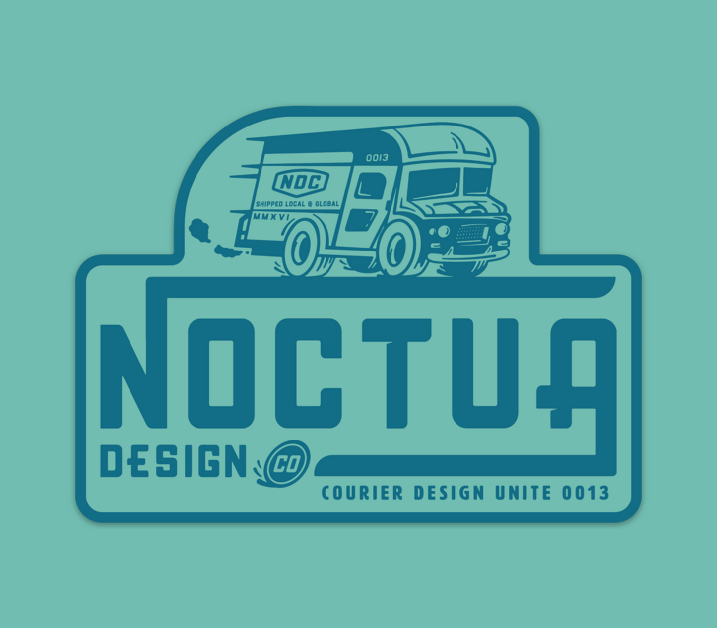 Courier #0013 | Sticker