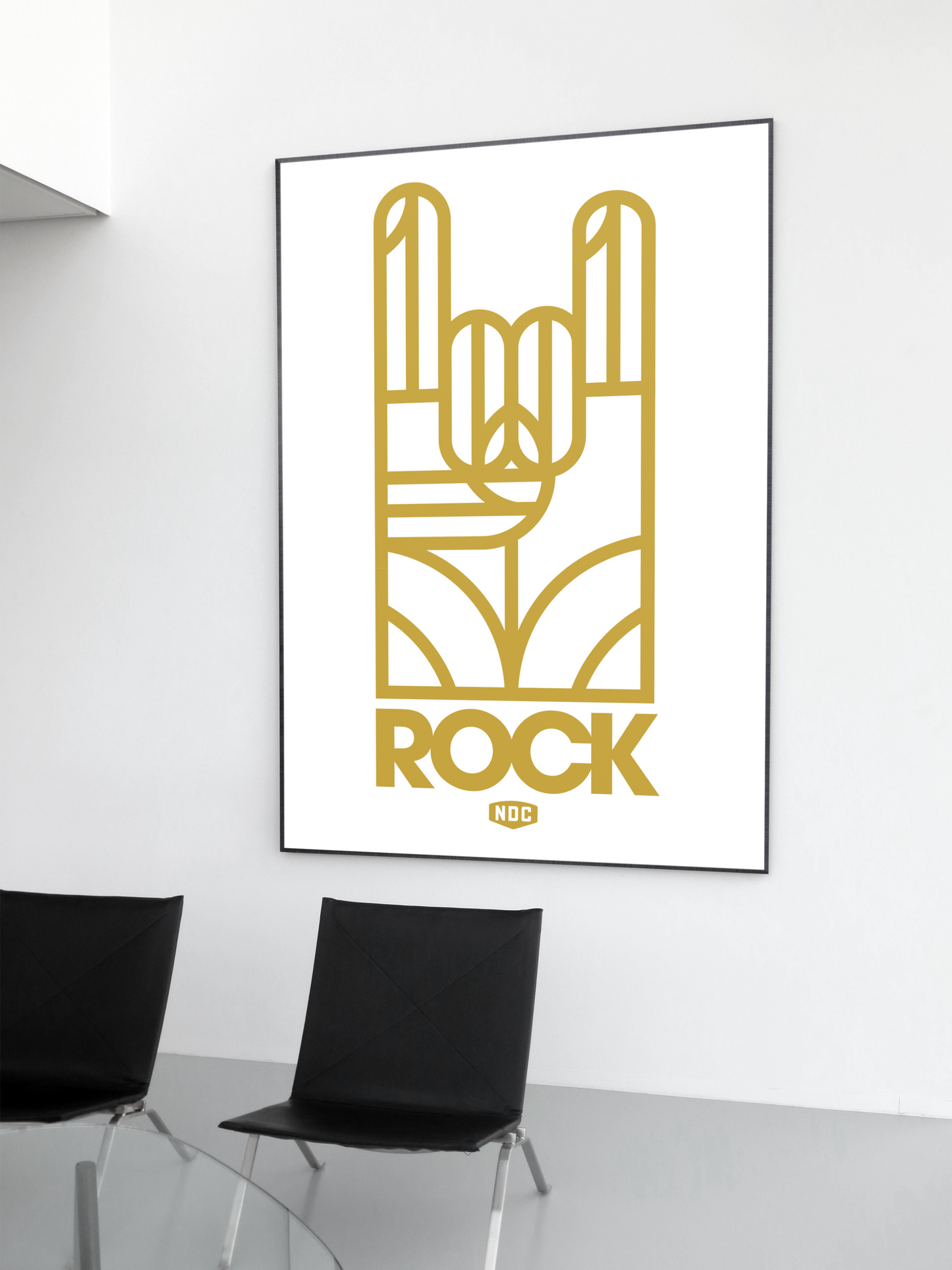 NDC Gold Rock Poster