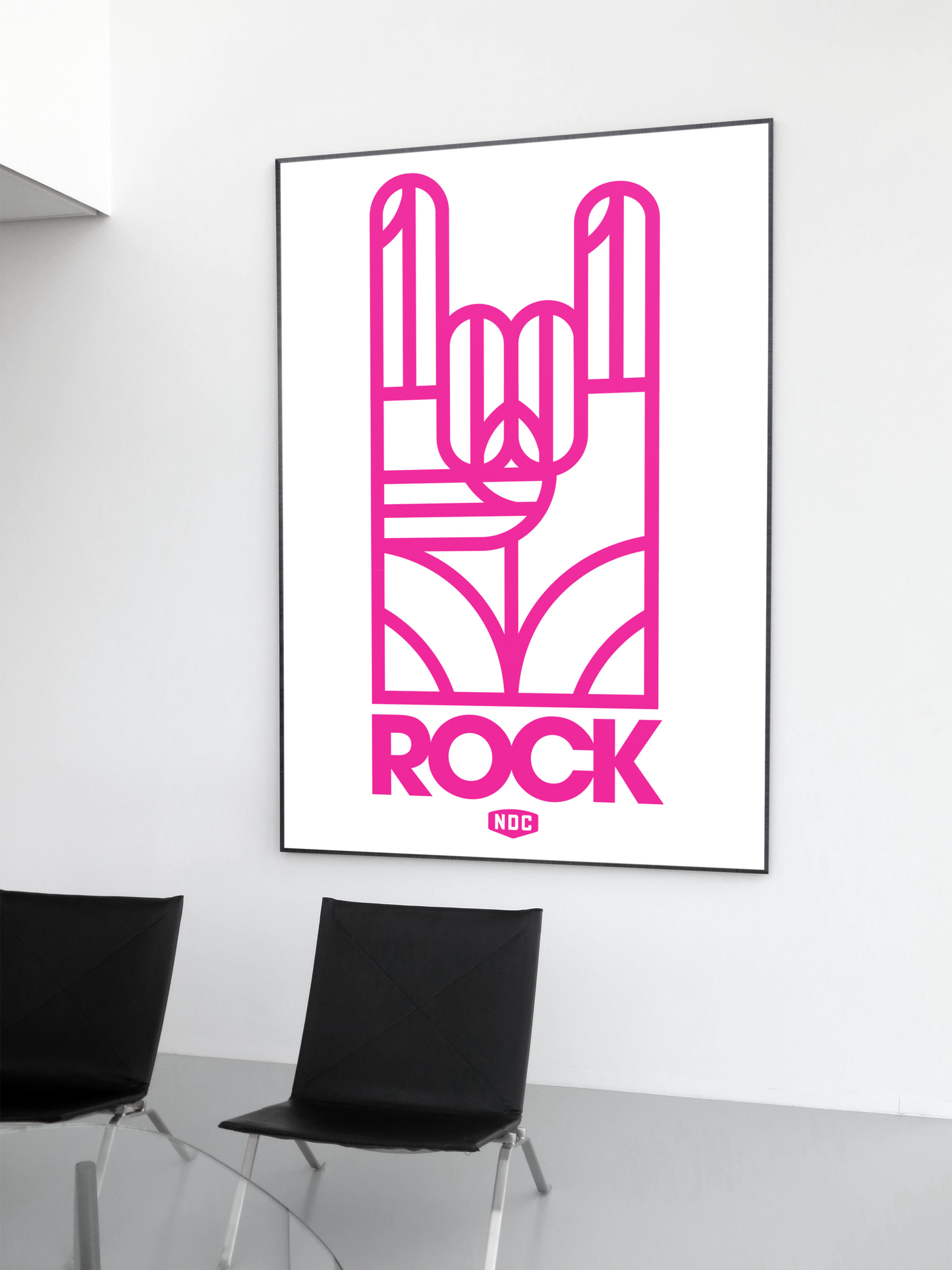 NDC Pink Rock Poster